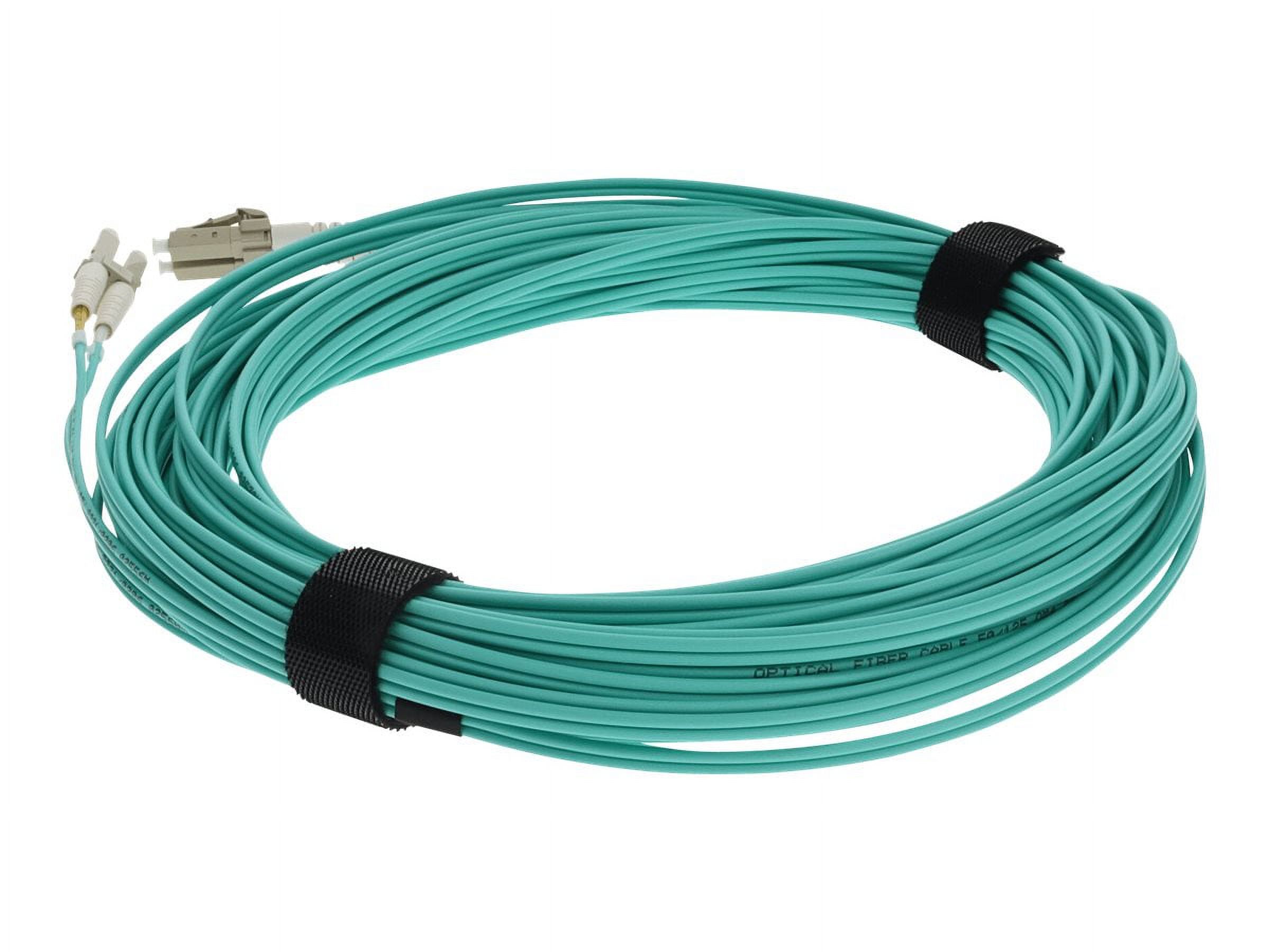 AddOn 50m LC OM3 Aqua Patch Cable - patch cable - 164 ft - aqua - image 4 of 8