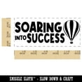 thumbnail image 2 of Soaring Into Success Hot Air Balloon School Self-Inking Rubber Stamp Ink Stamper - Green Ink - Small 1-1/2 Inch, 2 of 7