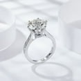 thumbnail image 3 of 5 Carat Moissanite Rings for Women D-Color VVS1 Moissanite Wedding Ring Set for Bridal Set Simulated Diamond Promise Ring Fiancee Lab Grown Diamond Engagement Rings Lady, 3 of 6