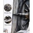 thumbnail image 3 of Vintage Coastal Blackout Curtains for Bedroom Living Room Darkening Curtains 63 Inches Long Compass Nautical Summer Beach Window Curtain 2 Panels Set Insulated Window Treatment Grommet Drapes 52"x63", 3 of 9