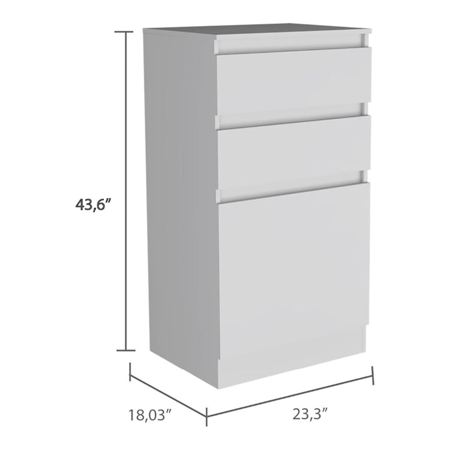 Kadyn Dresser with Jewelry Box, Single Door Cabinet, Chest of Drawers with Mirror, White Jewelry Storage Container Kadyn Dresser with Jewelry Box, Single Door Cabinet, Chest of Drawers with Mirror, White Jewelry Storage Container