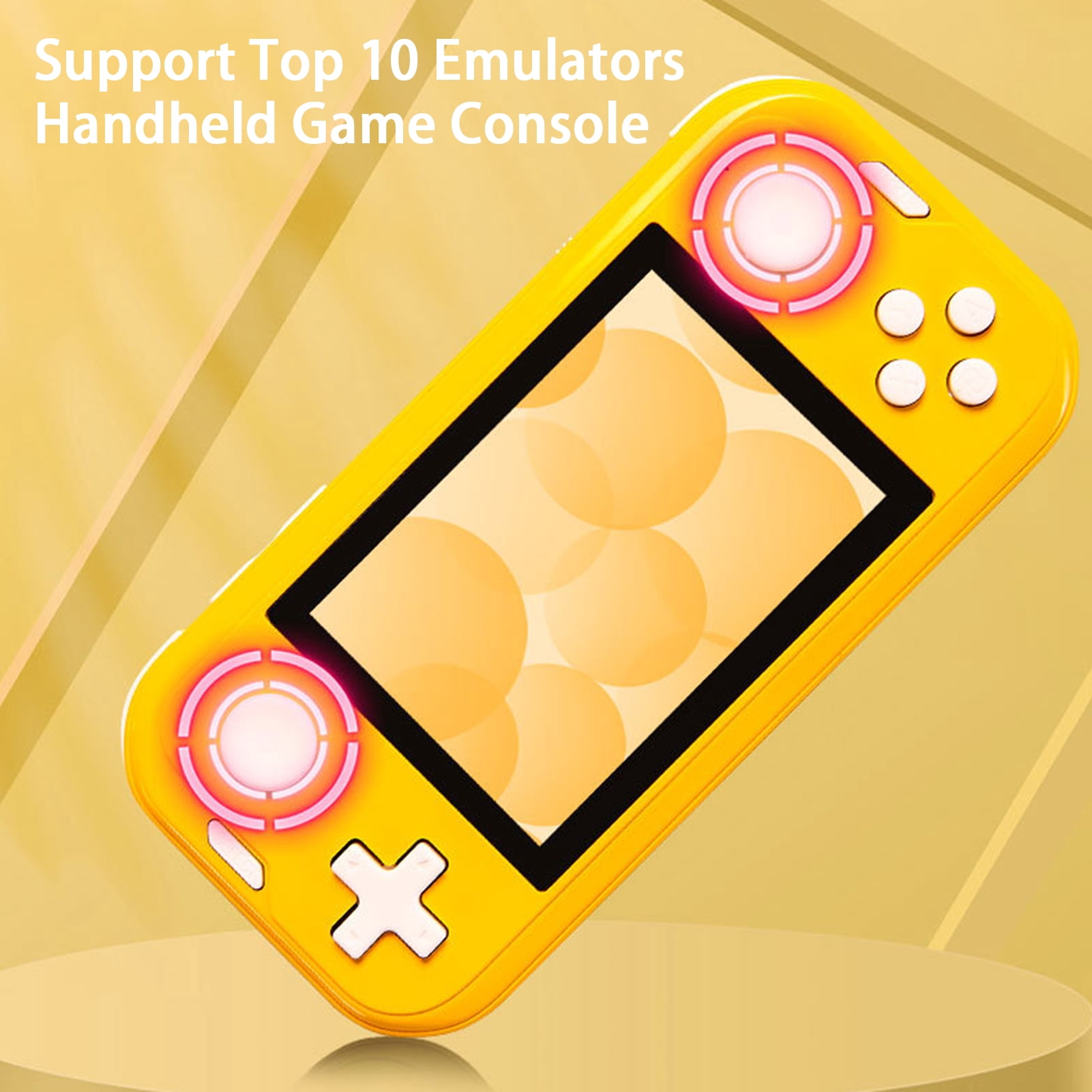 Deyuer Vintage Game Console 3.5 Inch Screen HD-compatible Dual Joystick Control One Click Archive Support TF Card Video Game Console Game Player