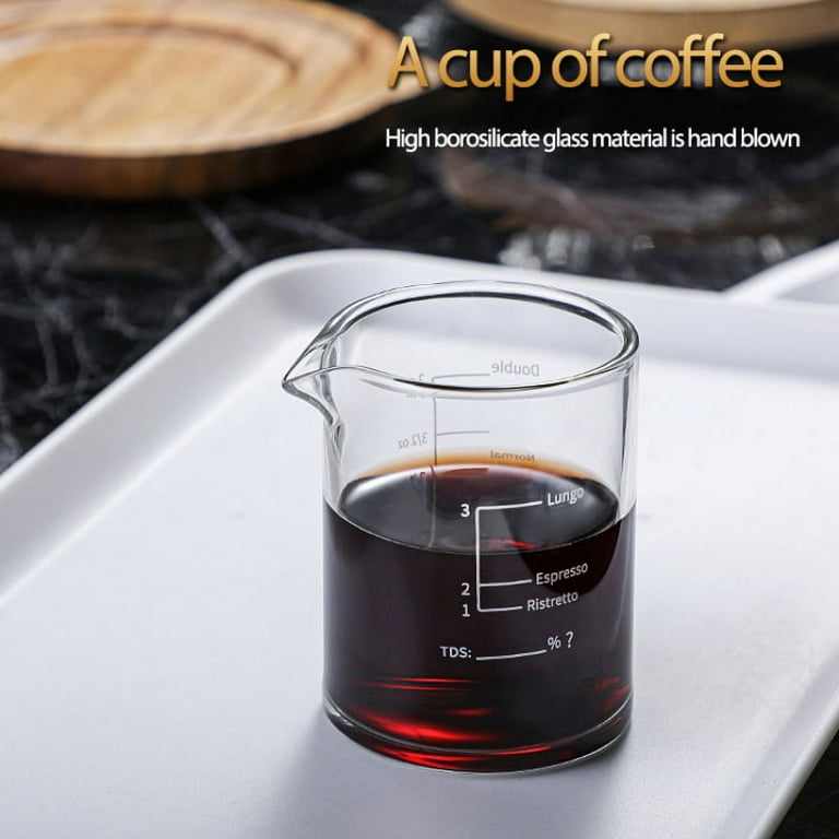 2cps, Espresso Shot Glasses, Espresso Glass, Espresso Measuring Glass, S  Square Thickened Espresso Shot Cups, Espresso Glasses, Coffee Shot Glasses,  E