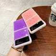 thumbnail image 2 of Glitter Phone Case Compatible With Samsung Galaxy Z Flip 4, Hard Pc Slim Shockproof Protective Cover, 2 of 5
