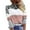 A-Pink, variant on Women's Leopard Printed Patchwork Sweater Long Sleeve Crew Neck Striped Color Block Ribbed Knitted Pullover Top Fall Trendy