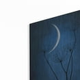 thumbnail image 2 of Luxe Metal Art 'Blue Crescent Moon' by Philippe Sainte-Laudy, Metal Wall Art, 16"x24", 2 of 9