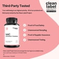 thumbnail image 4 of Wholesome Story NAC Supplement N Acetyl Cysteine 600 mg | Liver, Lung, & Fertility Support | 120 Capsules | 30 Day Supply, 4 of 5