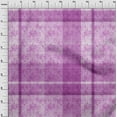 thumbnail image 4 of oneOone Rayon Purple Fabric Check & Quilting Supplies Print Sewing Fabric By The Yard 56 Inch Wide, 4 of 4