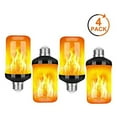 thumbnail image 1 of Lampes à Flamme LED 4 Pcs Ampoule à Clignotant 4 Modes Lumières à Flamme E27, 1 of 7
