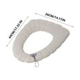 thumbnail image 6 of Oblong Toilet Seat Cover Household Seasons Toilet Seat Thickened With Handle Winter Toilet Ring Washable Sets Wear Knitted Toilet Seat, 6 of 9