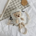 thumbnail image 1 of Bolsa Cute Bear Doll de hombro Mujeres Niñas Canvas Lovely Crossbody Phone Pouch Tmvgtek Para Estrenar, 1 of 9