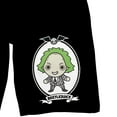 thumbnail image 2 of Beetlejuice Chibi Betelgeuse Mirror Men's Black Sleep Pajama Shorts
-Small, 2 of 5