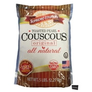 Toasted Pearl Couscous | Original All Natural | Non GMO | Kosher - 5 lbs.