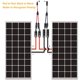 thumbnail image 3 of Conector solar, conector mc4, conector PV, conector solar fotovoltaico, conectores de cable de panel solar macho/hembra, sello impermeable, para panel solar fotovoltaico, 4 pares esquí esquí Gafas de esquí, 3 of 5