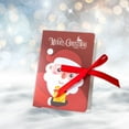 thumbnail image 3 of Cajas de regalo navideñas de 5" de cartón de colores para bodas y fiestas. Santa da regalo, 3 of 8
