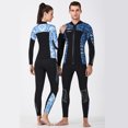 thumbnail image 4 of Greeniant BUCEO SAIL 3MM Traje de neopreno Tops Trajes de neopreno de primera Protección Trajes de buceo Canoa Buceo para aeróbic acuático Deportes acuáticos azul S Greeniant OD003290-01, 4 of 6