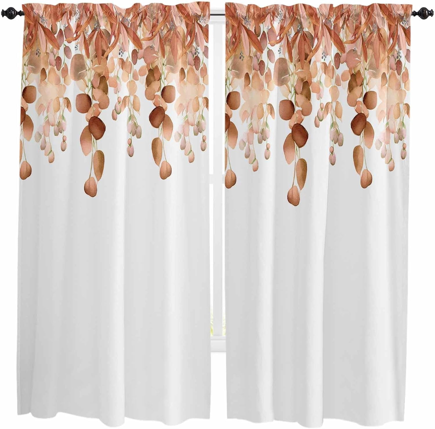 ABC Alphabet Classroom Curtains, Kids Cartoon Dinosaur Educational Learning Cute Colorful Dino Window Drapery for Baby Girls Boys Bedroom Living Room Shelves Classroom Nursery 2 Panels, 42"x63" Inch