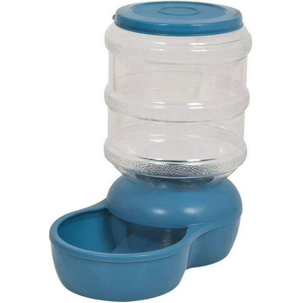 Aspen Pet LeBistro Gravity Pet Feeder, Dark Gray, 10 Lbs.