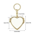 thumbnail image 2 of Homekingdee 5 Shapes Personalized Photo Compact Mirror Keychain - Portable Folding Vanity Mirror for Purse Makeup Travel Gifts, 2 of 9