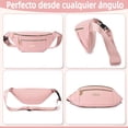 thumbnail image 2 of Cangurera Deportiva PKDEF Negra Impermeable de 2 Unidades para Mujer, 2 of 7
