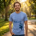 thumbnail image 5 of Mens Funny Ello-Ello Repeating T-Shirt Jim Henson's Labyrinth Worm Movie Tee For Guys Graphic Tees, 5 of 9