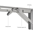 thumbnail image 2 of 2 piezas de soporte triangular plegable que ahorra espacio para muebles de alta resistencia. Wdftyju Libre de BPA, 2 of 3