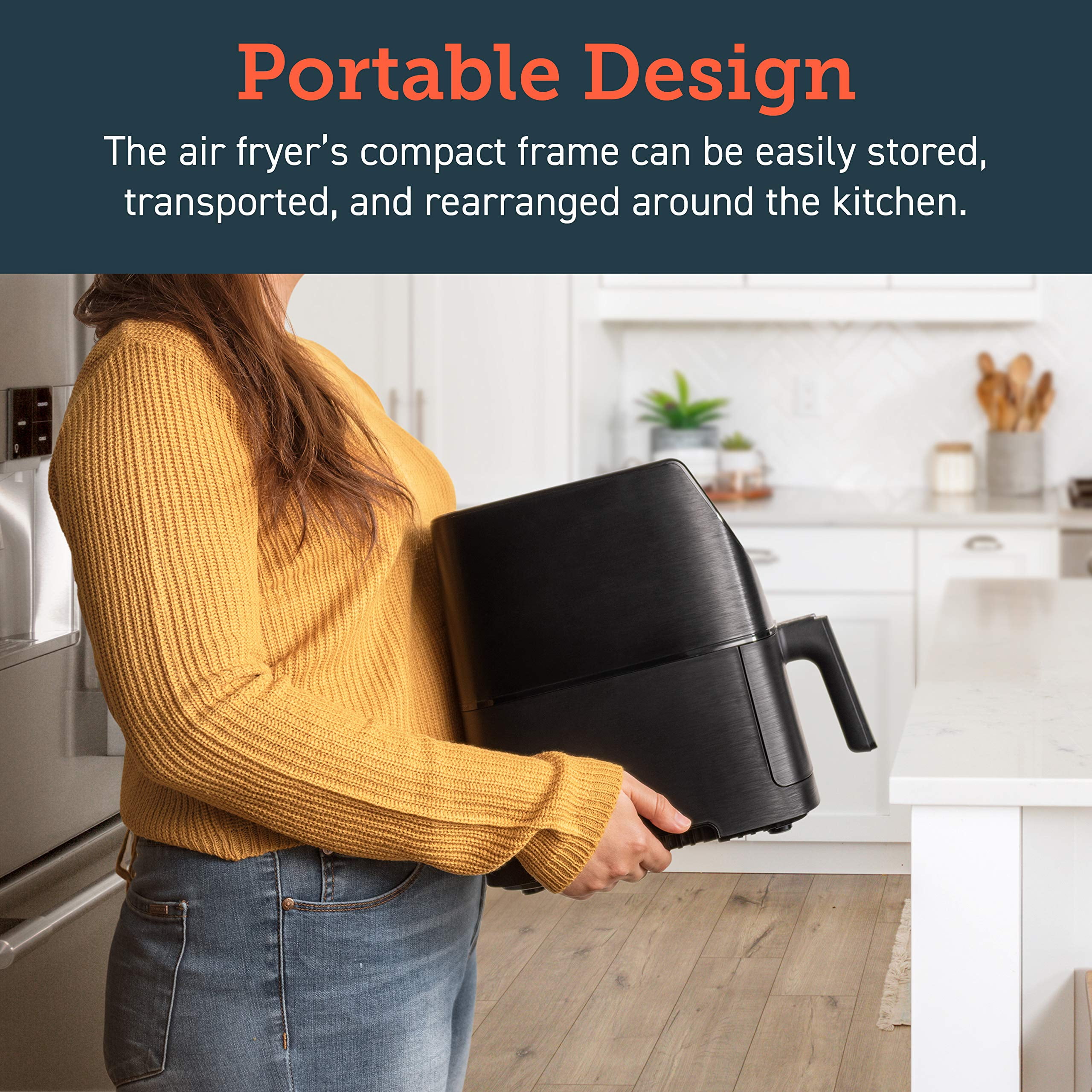 Buy COSORI Air Fryer Oven Compact 3.7 Qt, Suitable For Families Of 13 (100 Recipes), 11 One