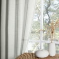 thumbnail image 4 of Mainstays Como Textured Light Filtering Indoor Curtain Panel Pair, Set of 2, 37” W x 84”L, Gray, 4 of 5