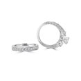 thumbnail image 2 of 1 1/4ct Vintage Diamond Engagement Wedding Ring Set 14K, 2 of 4