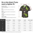 thumbnail image 5 of Disketp Hawaiian Shirts For Men,Dinosaur Skeleton Seamless Grunge Pattern Print Mens Casual Short Sleeve Button Down Shirts Beach Shirt, 5 of 7