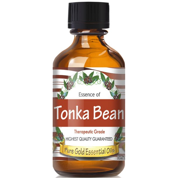 Pure Gold Tonka Bean Absolute Essential Oil, 100 Natural & Undiluted