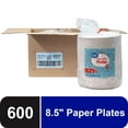 thumbnail image 2 of Great Value Everyday Disposable Paper Plate 8.5 inch, 600 Count, 2 of 6