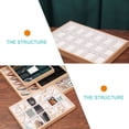 thumbnail image 3 of Jewelry Tray Display Organizer Showcase Trays Stackable Storage Holder Wood Drawer Beads Box Bracelet Necklace Divider, 3 of 7