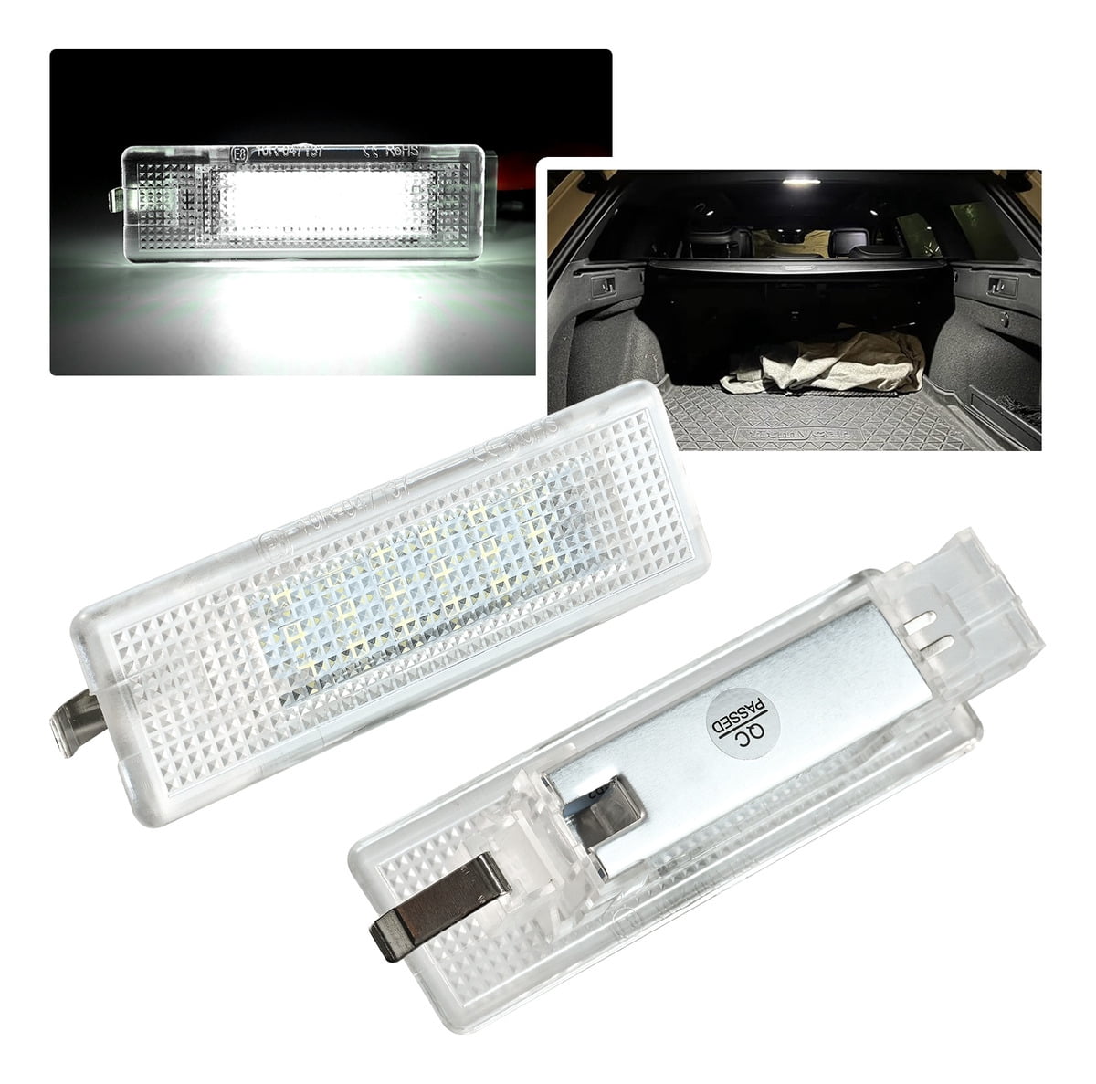 Applicable to License Plate Lights for Seat VW Golf Mk5 Mk6 Mk7 Passat B