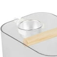 thumbnail image 6 of figatia Bird Toilet Stand Training Tool Multifunctional with Feeder Bowl Bird Potty Parrot Grinding Perch for Home Small Medium Birds Square, 6 of 7