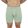 thumbnail image 4 of Obviously Mens EliteMan Boxer Brief 6inch Leg - Mint Green - Large, 4 of 6