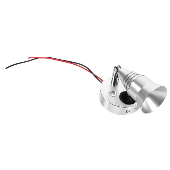 Raindrops RV LED Reading Light with Plug, Aluminum Housing, Constant Current Output, for Daily Use, 1 Set