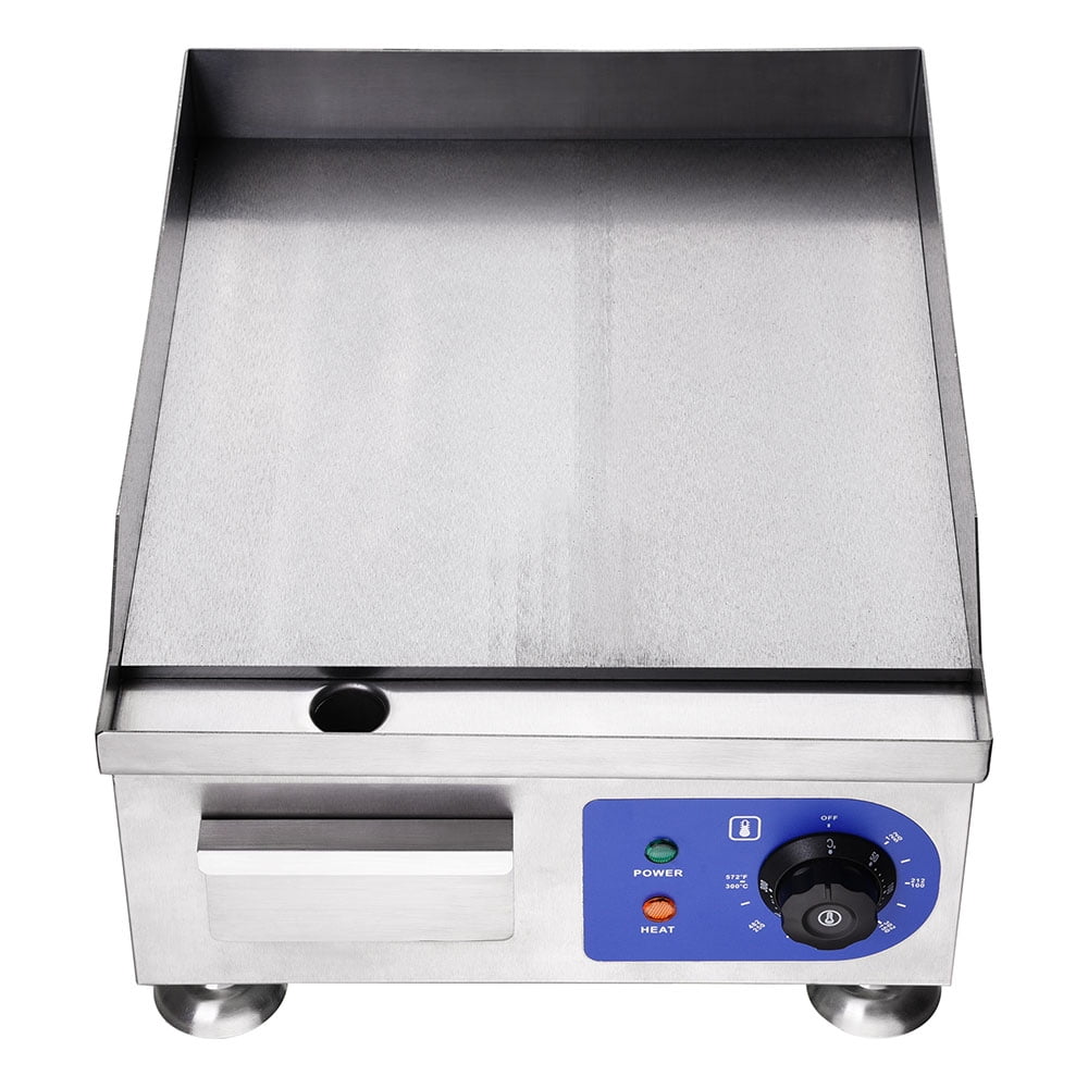 Wechef Electric Countertop 24 Griddle Stainless Steel Flat Grill