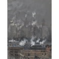 thumbnail image 2 of Joseph Pennell 19x24 Gold Ornate Framed and Double Matted Museum Art Print Titled - Smoke and Fog on Gray Day, New York City (1910), 2 of 4