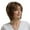Brown, variant on Qliuoazw Natural Brown Short Hair Side Parting Synthetic Female Daily Wig