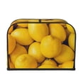 thumbnail image 2 of Haiem Ripe Yellow Lemon Print Toaster Covers 4 Slice Wide Slot,Bread Dust Cover & Fingerprint Protection,Bread Machine Cover,Appliance Covers, 2 of 7