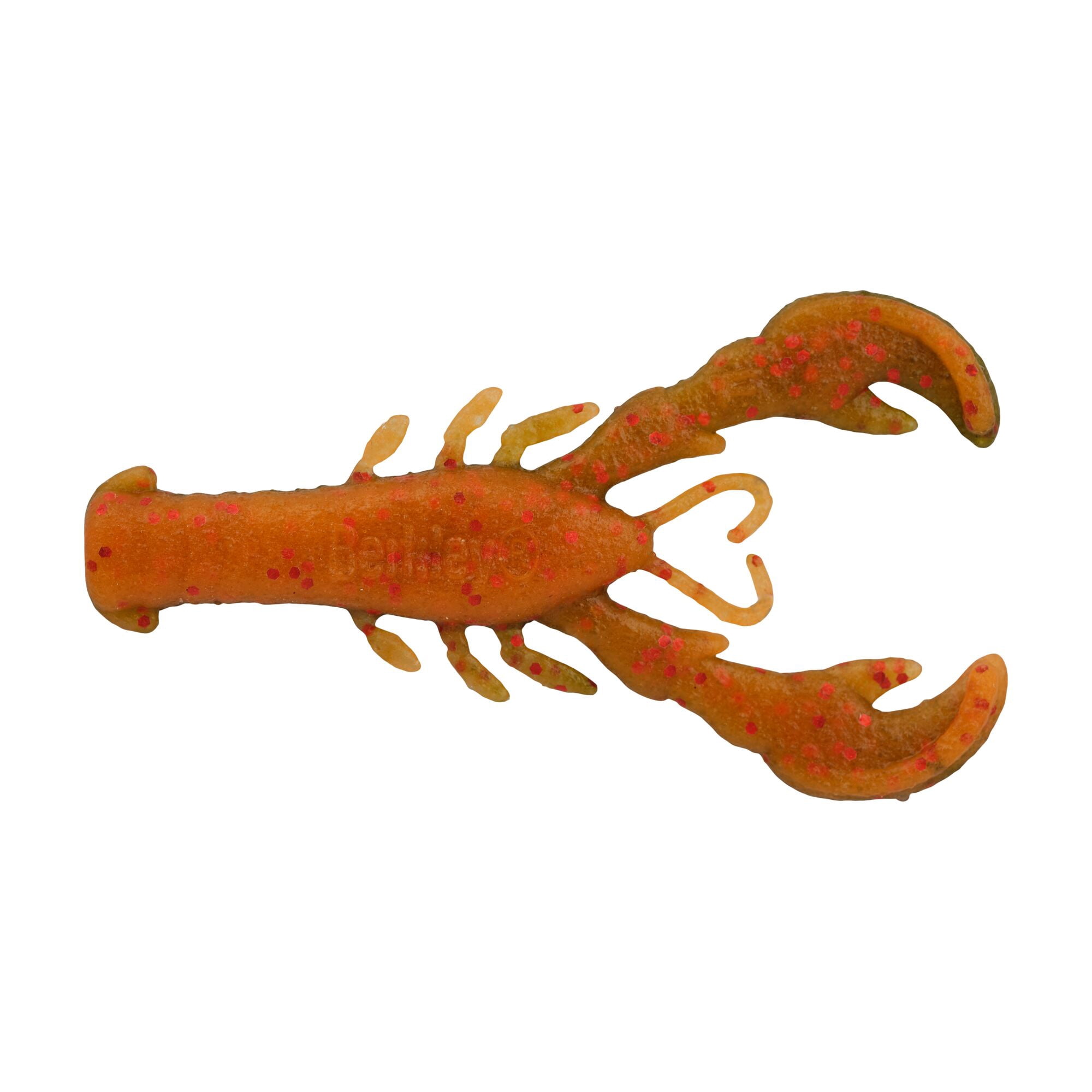 Berkley PowerBait® MaxScent Lil' Super Trooper, 2.5 in, Craws, Watermelon Copper/Orange w/Red (8 Count)