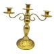 thumbnail image 3 of Candelabro elegante de 11,6 pulgadas de alto, decoración de candelabro, soporte para velas para fiesta, Halloween, chimenea, hogar Oro, 3 of 9