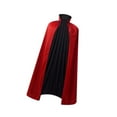thumbnail image 4 of BELOVING Cape d'Halloween Cape de Diable Cape de Magicien Cape Confortable Douce Cape Réversible Noir Rouge, 4 of 10