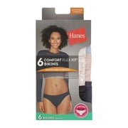 Hanes Womens Underwear 6-Pack, Super Stretch Panties, Comfort Flex Fit Underwear for Women