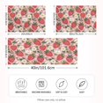 thumbnail image 4 of Strawberries and Flowers Pillowcase Standard Size 20''x26'' Satin Double-Sided Print Soft Wrinkle Resistant, 4 of 9