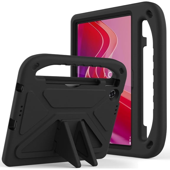 HCTian Compatible with Lenovo Tab K10 2nd (10.1) TB-311FU/Tablet 10.1 2025 Kids Case,Lightweight EVA Kid Friendly Shockproof Protective Case,Handle Stand Heavy Duty Tablet Cover