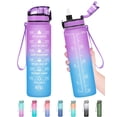thumbnail image 4 of 25 oz Water Bottle, Leakproof BPA & Toxic Free, Motivational Water Bottle with Times to Drink and Straw, Fitness Sports Water Bottle with Strap for Office, Gym, Outdoor Sports, 4 of 7