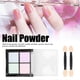 thumbnail image 4 of 4 Colors Nail Art Powder Shining Manicure Nail Art Decoration Powder Brush Tool Set02, 4 of 4