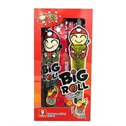 Tao Kae Noi Big Roll Crispy Grilled Seaweed Roll Spicy Flavour 9 Packets Per Box - 3 Boxes